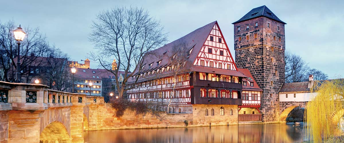 The medieval city of Nuremberg